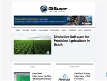 Tablet Screenshot of gisuser.com